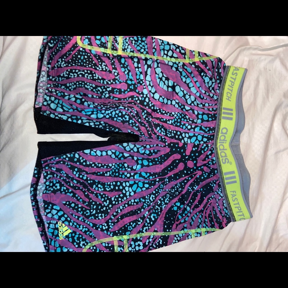 Adidas sliding shorts for softball.